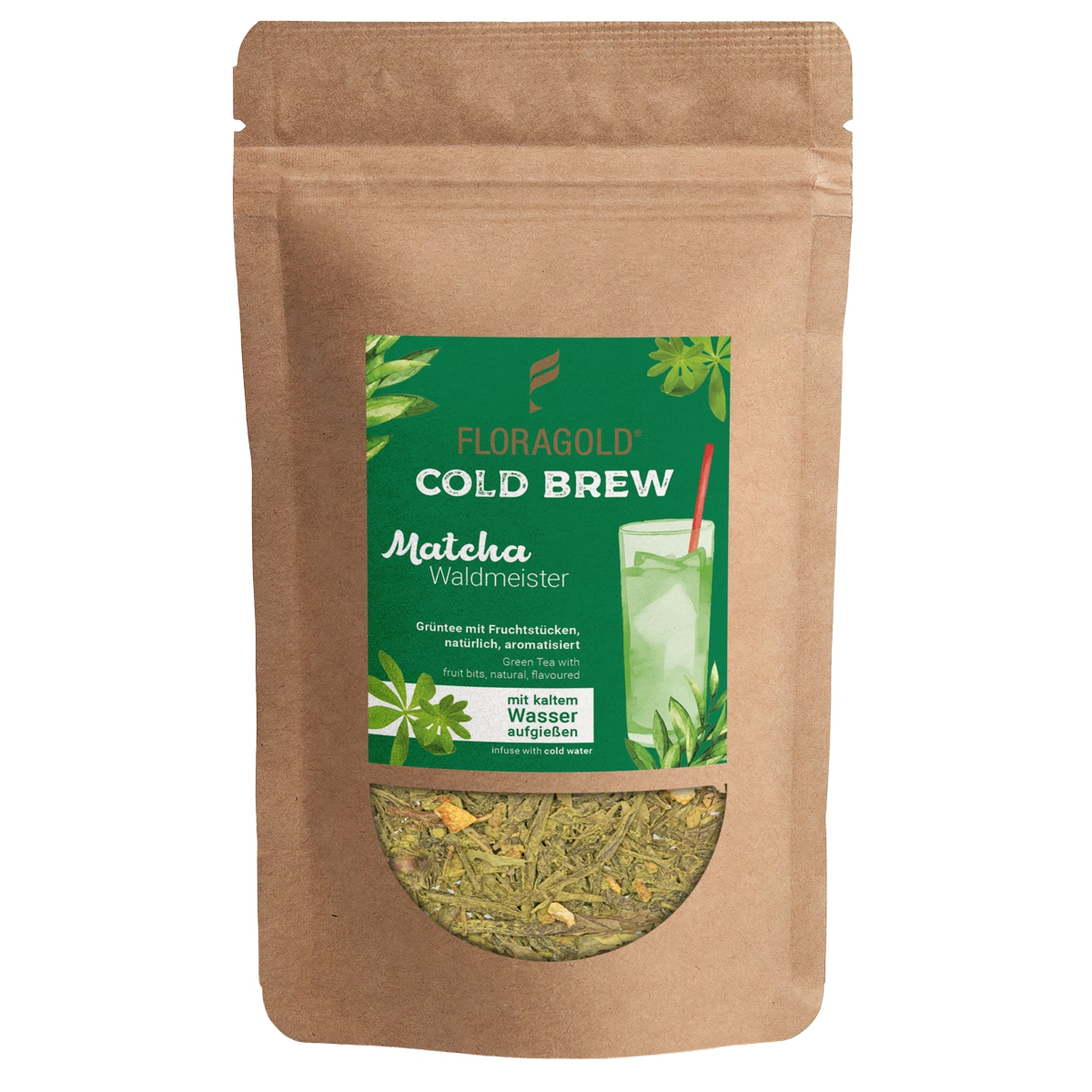 Bild von Matcha Waldmeister Cold Brew (Grüntee mit Matcha und Fruchtstücken)