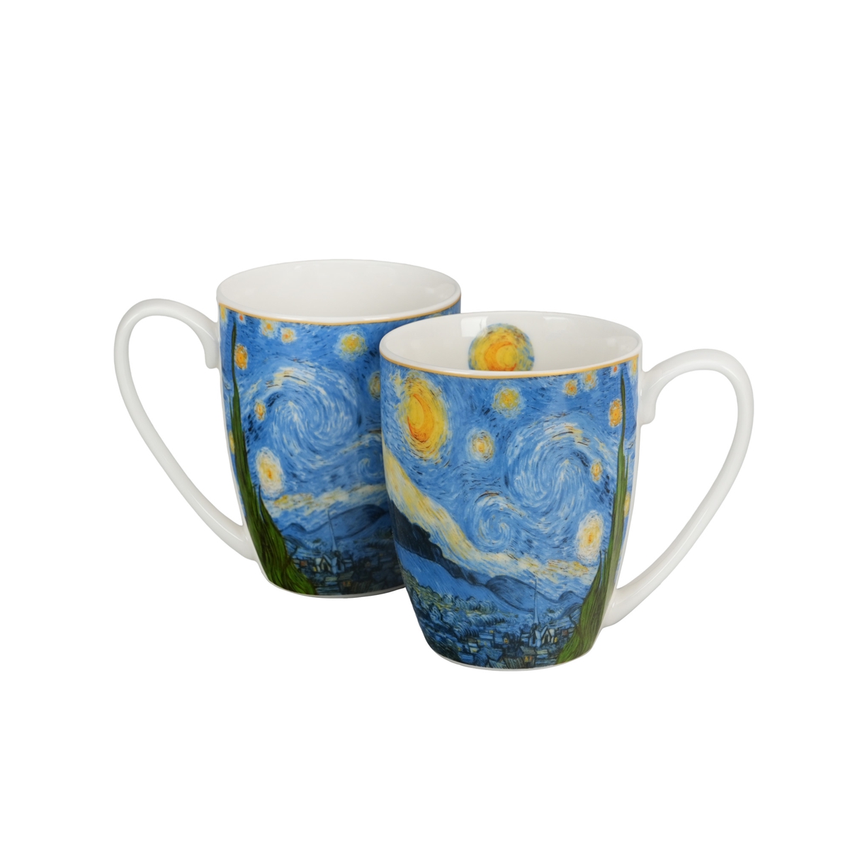 Bild von DUO Tasse 2er Set Starry Night van Gogh Porzellan 0,36 L