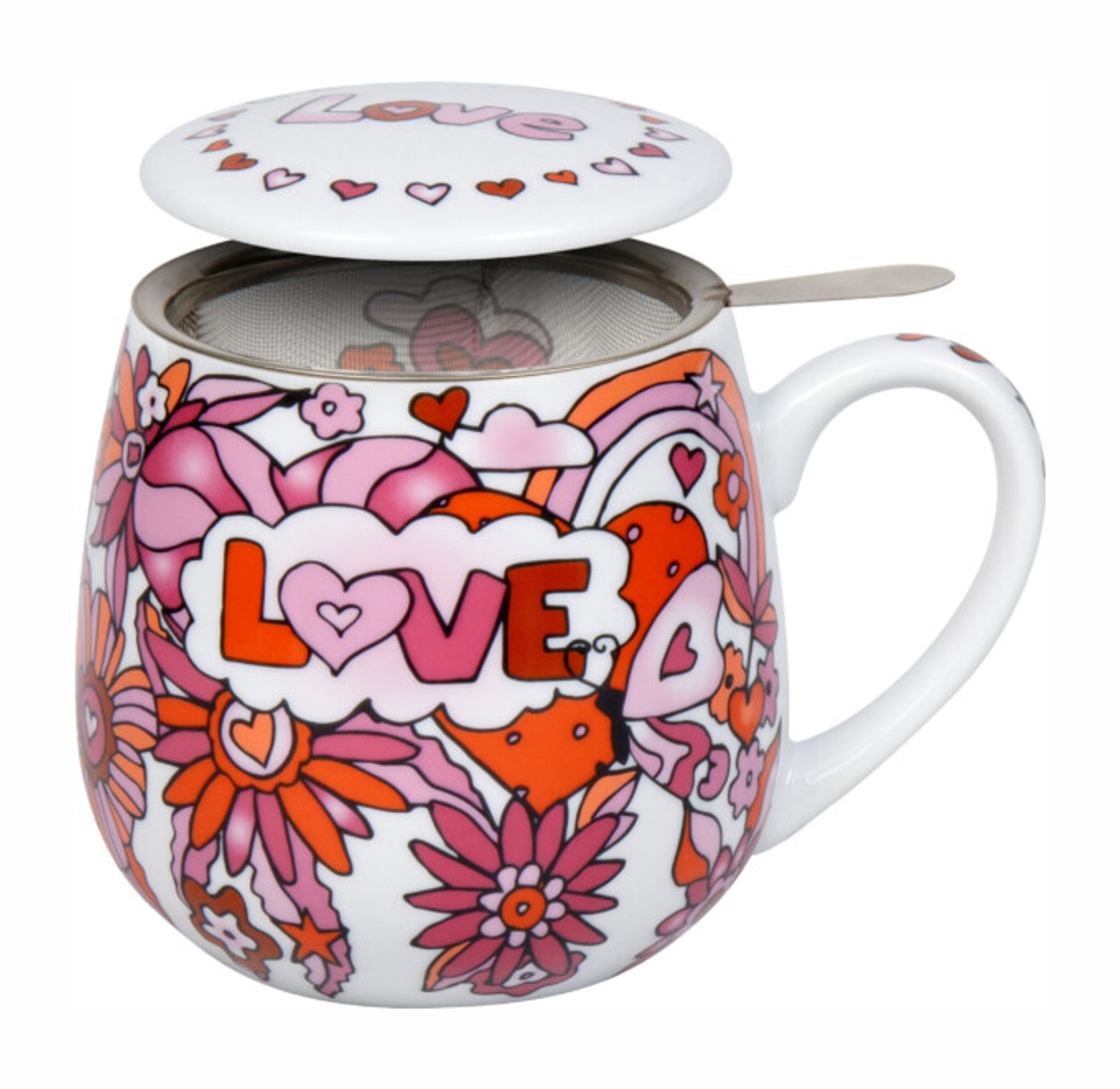 Bild von Könitz Tasse Power of Love Teetasse mit Sieb und Deckel 