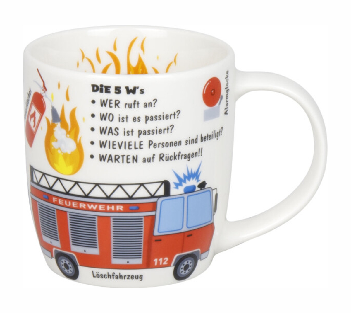 Bild von Könitz Tasse Feuerwehr Kid's Wissensbecher Kinderbecher