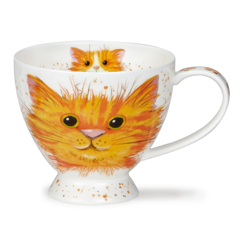 Dunoon Tasse Catter Splatter Ginger Skye Jumbobecher
