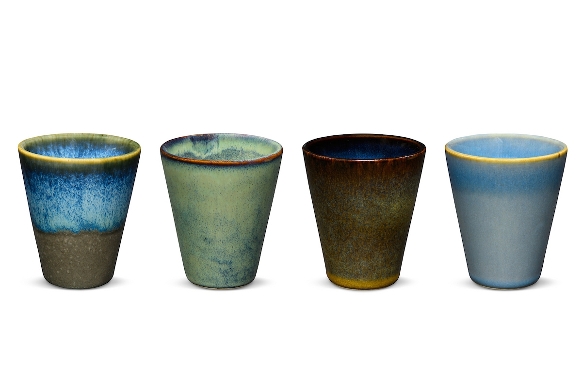 Luis Teebecher 4er Set Cups Steingut 0,1 L