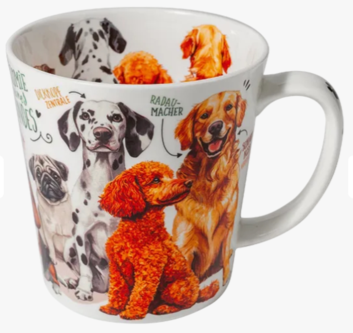 Tasse Hundebande Jumbobecher 500 ml Fine Bone China 