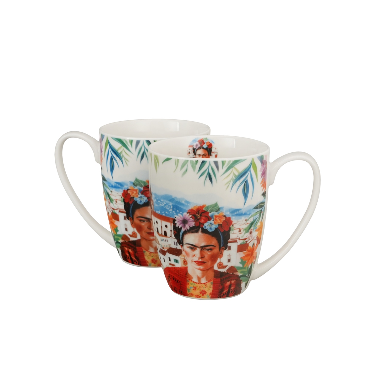 DUO Tasse 2er Set Mexican Art Porzellan 0,36 L