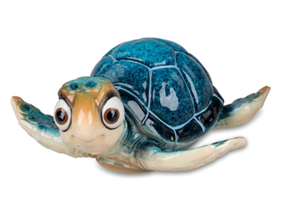 formano Dekofigur Schildkröte Harry blau 15 cm