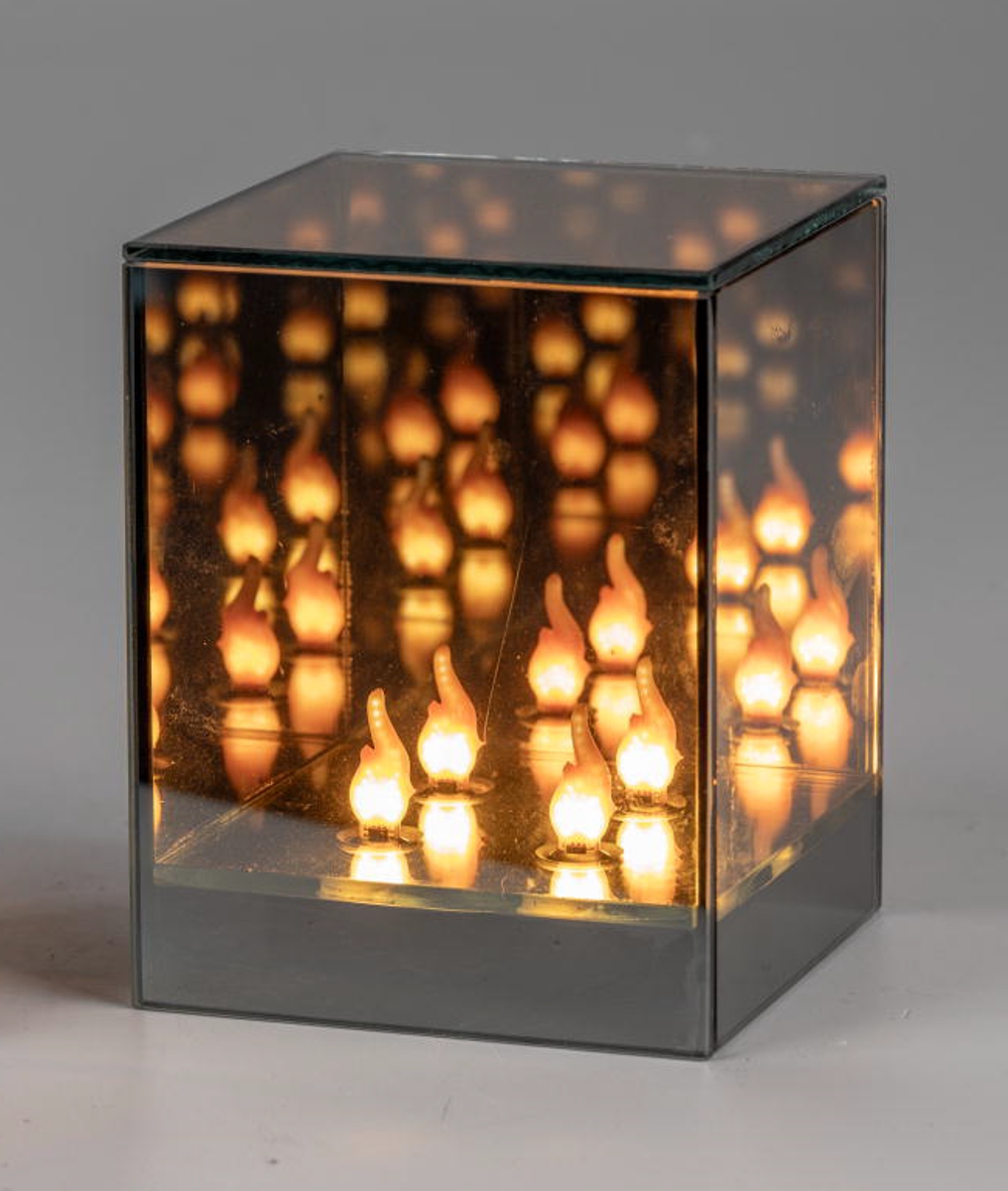 Deko-Licht LED Magic Grey Würfel Spiegelfeuer