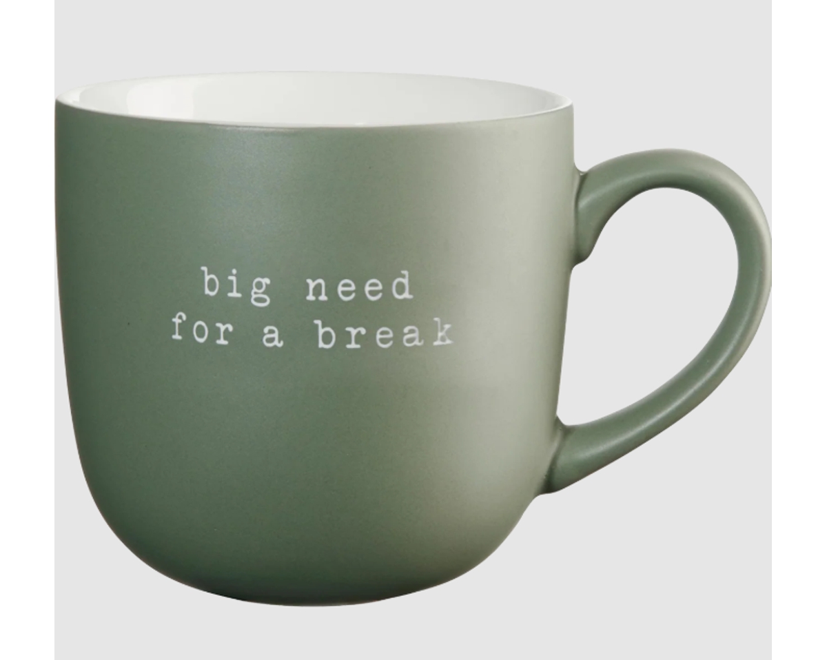 ASA Selection Tasse BIG NEED FOR A BREAK Henkelbecher hey! 0,6L