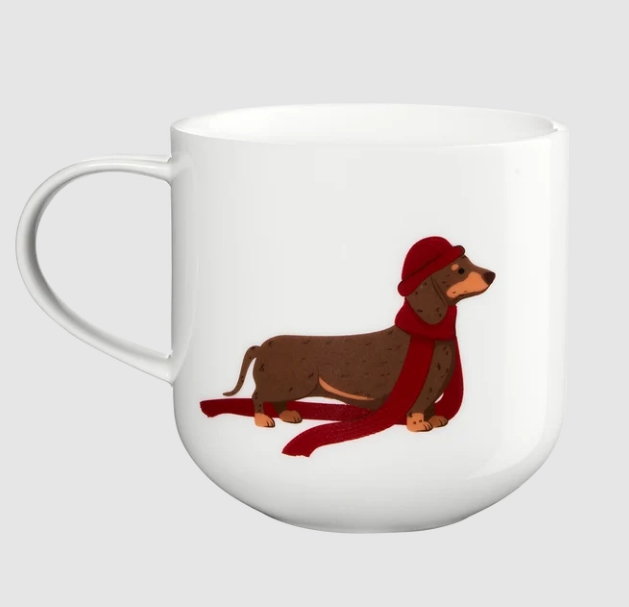 ASA Tasse Dachshund Dackel Henkelbecher Coppa groß