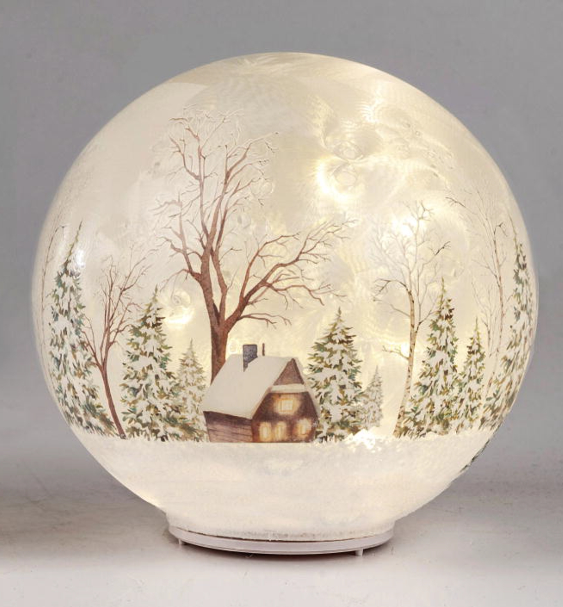 Deko-Licht Kugel drehend LED Winterland 15 cm