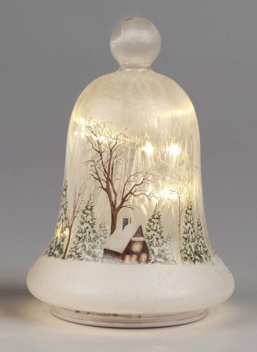 Deko-Licht LED Glocke Winterland 17cm